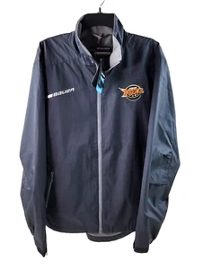 Bauer Hockey Team Mens Jacket Size S Black Full Zip "Junior Fuel" Double Zip NWT - Picture 1 of 17