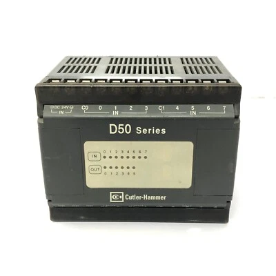 CUTLER-HAMMER D50ER14 DIGITAL EXPANDER 14 I/O EXP RELAY OUTPUT S/N:B23X50149 - Image 1 of 4