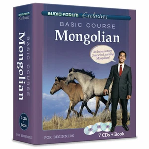 Basic Course Mongolian (7 CDs/Book) by Audio Forum - *NEW in BOX* - Picture 1 of 2
