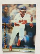 1995 Pinnacle Sportflix #134 Manny Ramirez Cleveland Indians Motion Effect Card