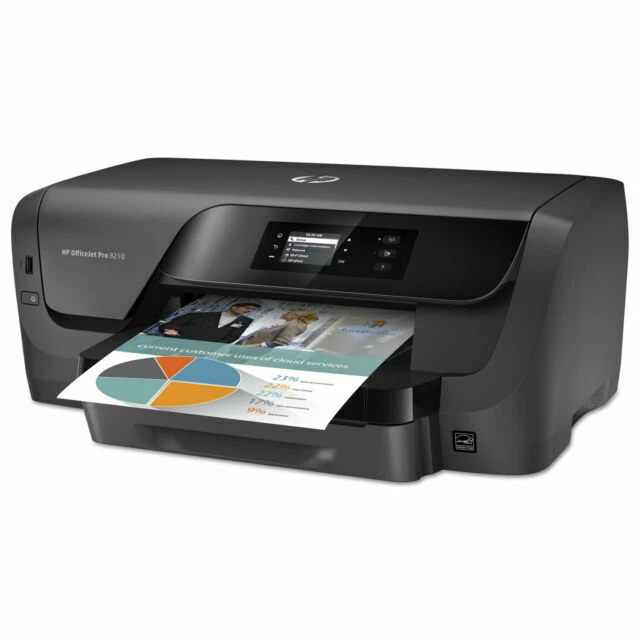 HP OfficeJet Pro 8210 Inkjet All-In-One Printer - Black (D9L64AB1H)