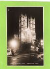 London by Flood Light Westminster Abbey RP pc unused Photochrom Ref D579