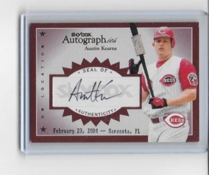 2004 Skybox Autographics AUSTIN KEARNS Auto AUTOGRAPH 020/099 Cincinnati Reds - Picture 1 of 2