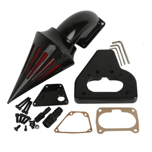 Black Air Cleaner Kits Intake Filter Fit for Honda VTX 1800 VTX1800 2002-2009 08 - Foto 1 di 7