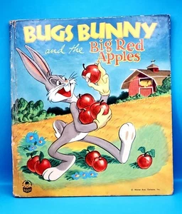 Vtg. 1950 Bugs Bunny And The Big Red Apples, A Cozy Corner Book Children's Book - Picture 1 of 11
