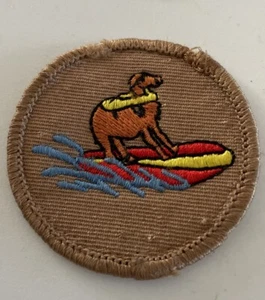 OFFICIAL Surfing Camel Patrol Embroidered Sew On Patch - Boys Scouts BSA - Picture 1 of 2