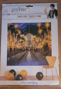 Harry Potter Wizarding World Party Backdrop - Brand New ! - Picture 1 of 2