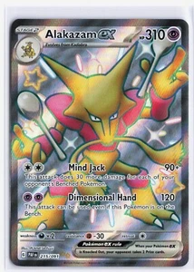 Alakazam ex 215/091 Sv: Paldean Fates | Shiny Ultra Rare | Near Mint Pokemon TCG - Picture 1 of 2