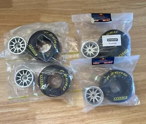 Kyosho F1 RedBull RB7 1:7 tyres & wheels Yellow compound - Picture 1 of 7