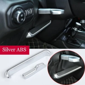 For Jeep Wrangler JL JT Gladiator Silver ABS Steering Wheel Height Adjust Cover - Bild 1 von 9