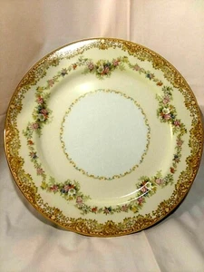 Noritake Dinner Plate Pre Patent 10" China JAPAN Gold retired Zero cracks/chips - Picture 1 of 6