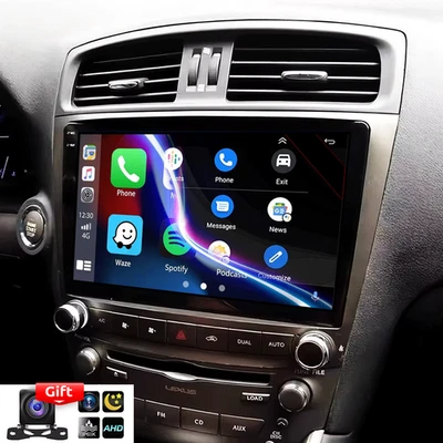 For Lexus IS250 IS350 2006-2012 Android 14 CarPlay Car Stereo Radio GPS +CAM - Image 1 of 4