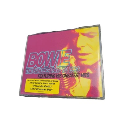 The Singles: 1969-1993 [Box] by David Bowie (CD, Nov-1993, 2 Discs, Ryko... Foto 1 de 4