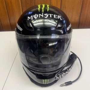 Shoei RF-1000 Adult Racing Helmet W/Monster Energy Design - Picture 1 of 12