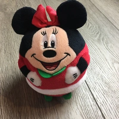 Ty Beanie Ballz Minnie - Ratón Navidad Foto 1 de 4