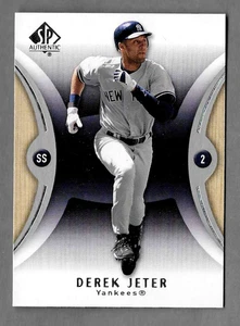 DEREK JETER 2007 SP AUTENTICO!!! CARTOLINA #81 YANKEES HOF - Foto 1 di 2