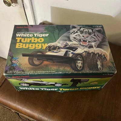 Radio Shack White Tiger Turbo Buggy RC 60-4038 de colección completo en caja sin probar Foto 1 de 4