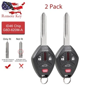 2 For 2006 2007 Mitsubishi Eclipse Keyless Entry Remote Key Fob OUCG8D-620M-A - Bild 1 von 6
