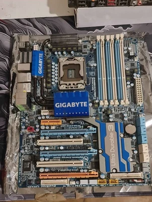 Gigabyte ud5 x58 Full working no io back plate - Image 1 of 2