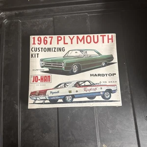 Rare Jo-Han 1967 Plymouth Hardtop Customizing Kit # C1967-200 Sealed - Picture 1 of 13