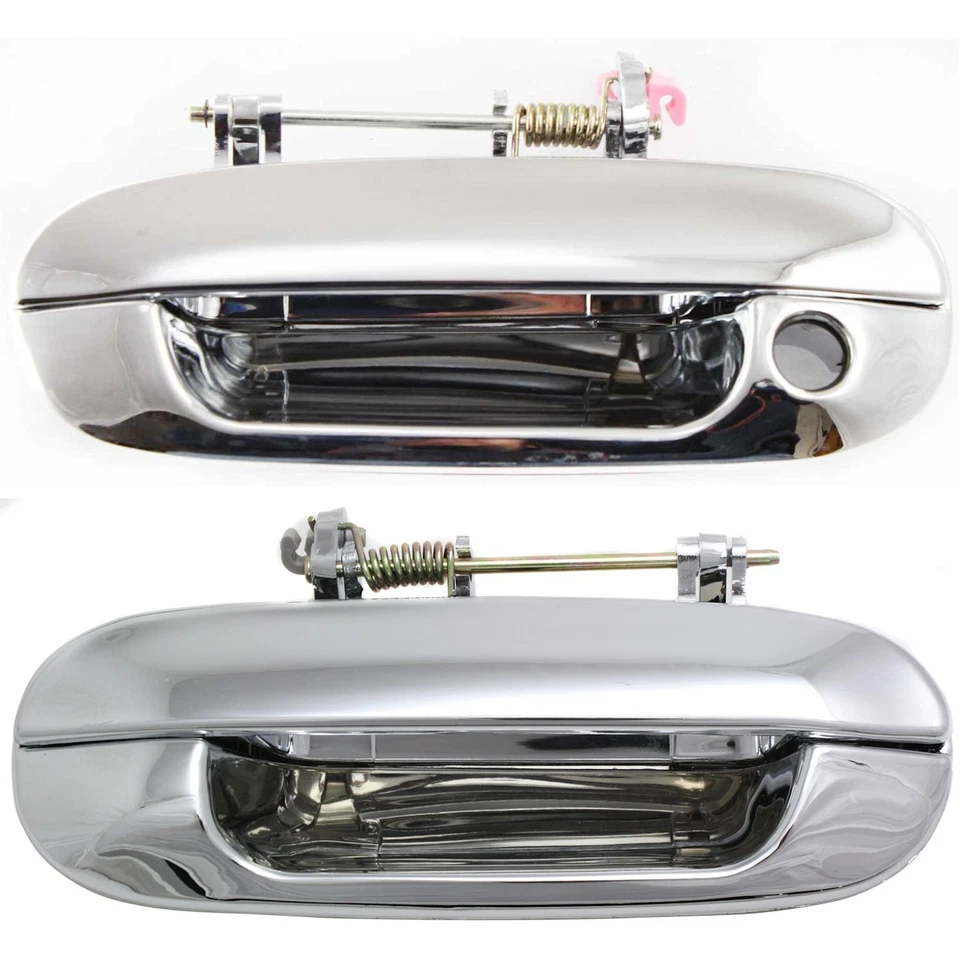 Комплект из 2 хромированных внешних дверных ручек для Chevrolet Trailblazer 2002-2009 годов выпуска - Изображение 1 из 4