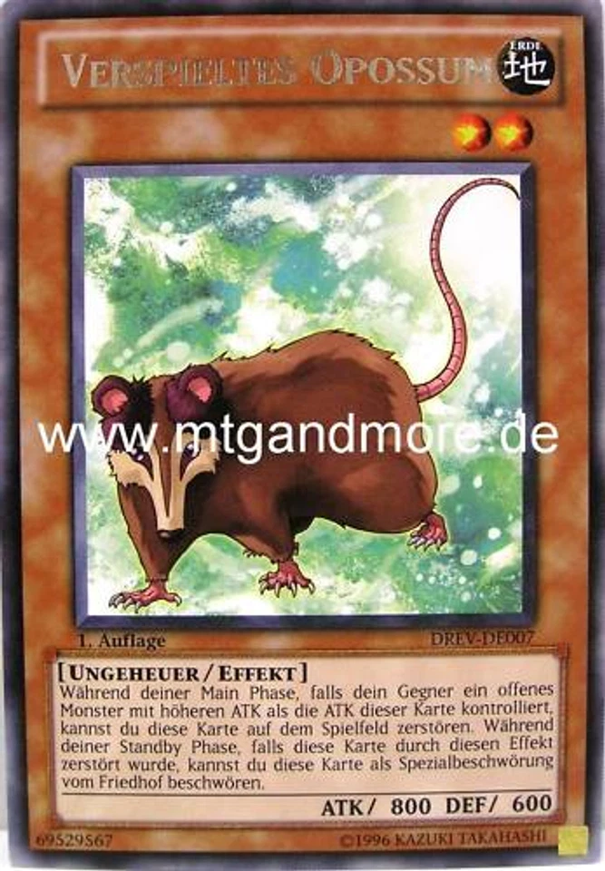 Yu-Gi-Oh 1x Verspieltes Opossum - - - DREV - Bild 1 von 1