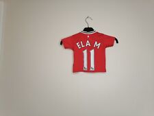 Nike Manchester United Kids Football Shirt Elam 11 Red Size 36 Mos 65-70 Cm.