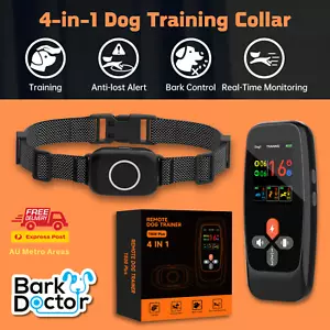 4-in-1! Remote Training, Bark Collar, Anti-Lost Dog Alert+ Real-Time Monitoring - Picture 1 of 11