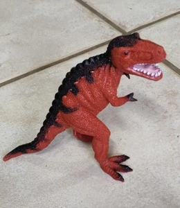 T-Rex Hartplastik Spielzeug Toy Major Trading Co Dinosaurier 2006 roter Tyrannosaurus Rex - Bild 1 von 6
