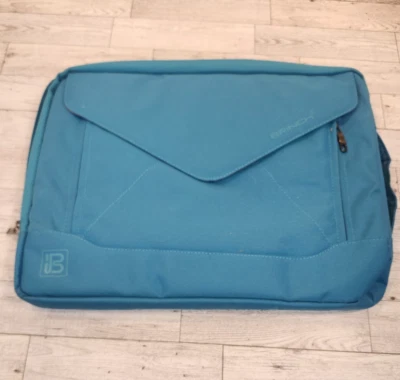 Maletín BRINCH verde azulado con cremallera superior acolchado para portátil excelente estado Foto 1 de 4
