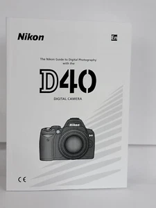 Nikon D40 DSLR Camera Instruction Owners Manual Book NEW - Picture 1 of 1
