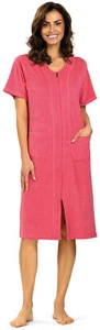 Damen Hauskleid Homewear Strandkleid COMTESSA Baumwolle Frottee pink Gr.38 NEU - Bild 1 von 3