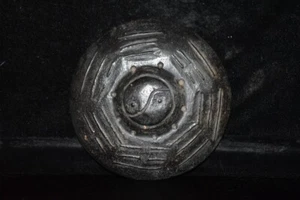 7.4"Chinese Hongshan Culture Hand carved rare sacrifice Meteorite UFO - Picture 1 of 7
