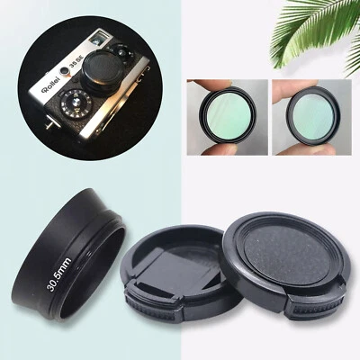 For Rollei 35 series 35S 35SE Sonnar 40/2.8 UV Lens Filter+Lens Cap + Hood3Y - Image 1 of 4