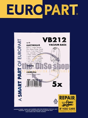 5 bolsas de polvo fuertes ELECTROLUX TANGO Z5001 - tipo E53/E53N/U53  Foto 1 de 4