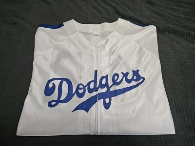 JACKIE ROBINSON LOS ANGELES/BROOKLYN DODGERS BOA  Zippered SGA Jersey SZ XL - Image 1 of 4