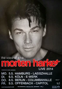 MORTEN HARKET – A-HA 2014 TOUR - orig. Concert Poster -- Konzert Plakat A1 - YY - Picture 1 of 1