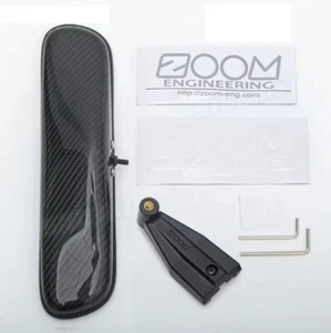 Real Carbon Fibre Interior Rear View Mirror For Honda Nissan Toyota Abarth Mazda - Picture 1 of 5