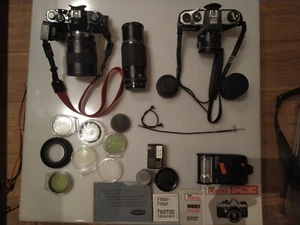 Kameraausrüstung Yashika mit Koffer Kamera Fotoapparat analog mit Koffer - Bild 1 von 11