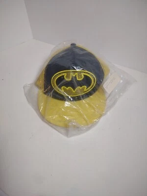 Gorra de béisbol clásica oficial de Batman con logotipo amarillo a presión con espalda DC Comics Foto 1 de 4