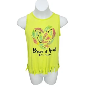 Zone Pro Medium Tanktop limettengrün Fransen sportlich Brave at heart - Bild 1 von 8
