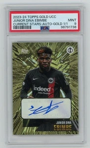 2023 Topps Gold X Whip UCC Junior Dina Ebimbe Current Stars Gold 1/1 Auto PSA 9 - Imagen 1 de 2