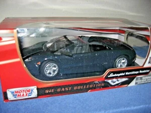 LAMBORGHINI MURCIELAGO ROADSTER 1:18 MOTOR MAX OPENING HOOD DOORS & TRUNK - Picture 1 of 7