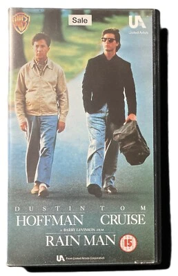 Rain Man VHS Video Movie 1988 Tom Cruise Dustin Hoffman - Image 1 of 3