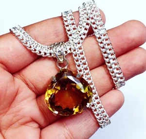 59.70+ Ct Color Changing Zultanite GS Solid Silver Pendant Certified Loose Gems - Picture 1 of 12