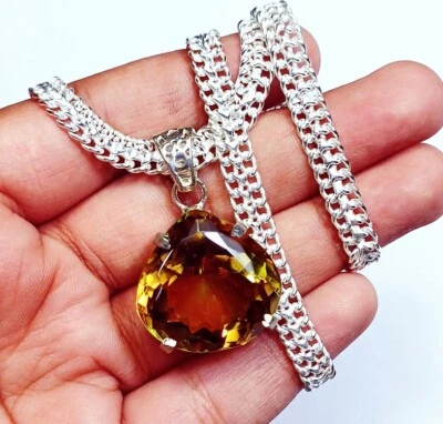 59.70+ Ct Color Changing Zultanite GS Solid Silver Pendant Certified Loose Gems - Image 1 of 4