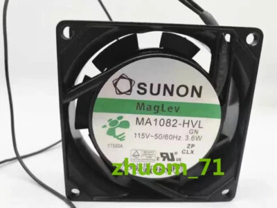 1PC SUNON 8025 MA1082-HVL.GN 115V 3.6W inverter cooling fan - Image 1 of 3