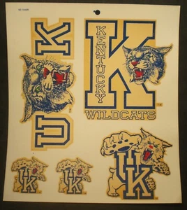 Vintage University of Kentucky Wildcats Water Decal Sticker g - Picture 1 of 3