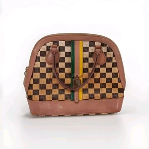 L.A.M.B Gwen Stefani Montego Bowler Ombre Checkerboard  - Picture 1 of 16
