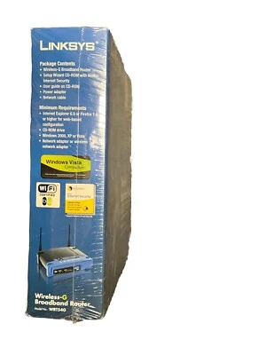 Linksys WRT54G 54 Mbps Wireless-G WiFi Router - Image 1 of 4